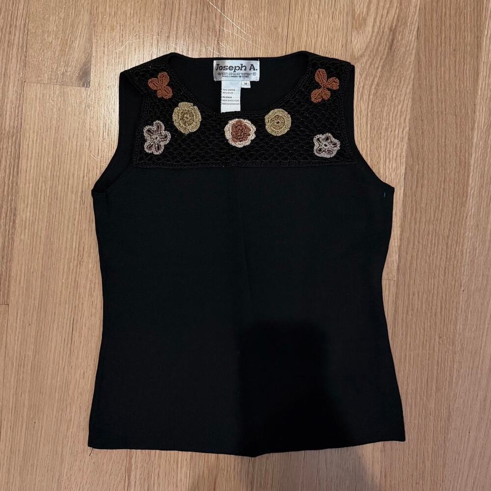 Joseph a womens black sleeveless